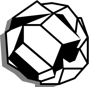 Black and white crumbled paper