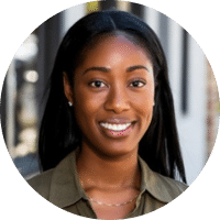 headshot of female provider with black hair